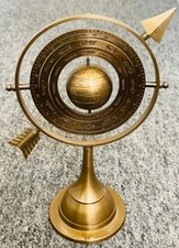 10" Antique Brass Armillary