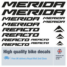 Merida Reacto bike decals with