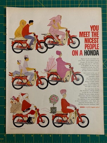1963 vintage honda - honda, scooter