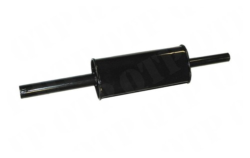Black enamel exhaust silencer - enamel,