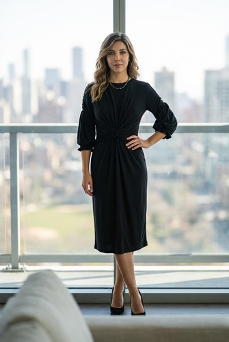 Biba classic black dress - dress, size