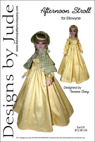 Afternoon stroll doll clothes - afternoon,