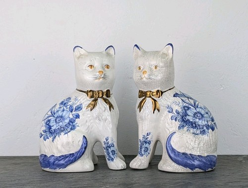 Vintage pair staffordshire - pair,