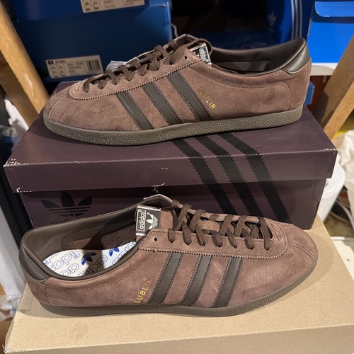 Adidas dublin brown uk12 - dublin,