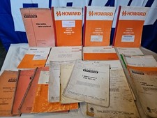 Howard Rotavator Lotto Di Uso Manutenzione E Cataloghi Parti Di Ricambio D'epoca