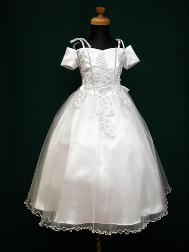 Flower girl white - girl, bridesmaid