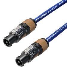 Speakon to Speakon Cable Neutrik Van Damme Blue Studio Grade Speaker Lead 2.5mm