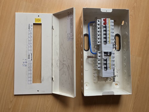 Square metal consumer unit - consumer,