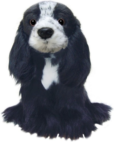 Blue roan cocker spaniel plush - blue,