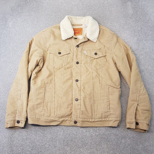 Levis mens jacket large - large, beige