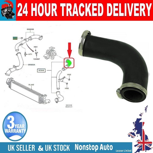 Turbo intercooler hose - intercooler, pipe