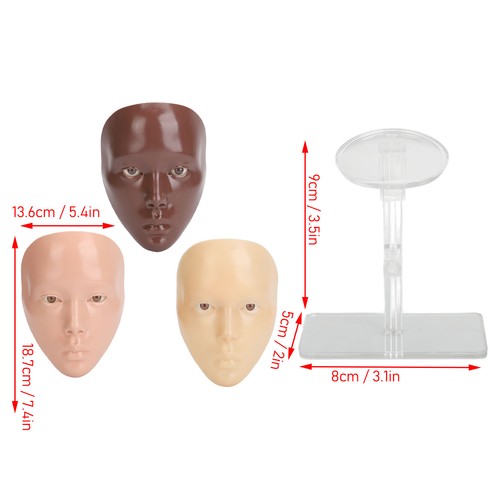 Silicone makeup mannequin - silicone,