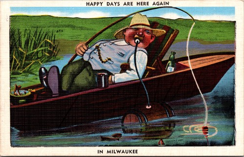 Postcard humor milwaukee - postcard,