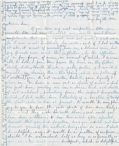 1844 letter from owego to - 1844, ny