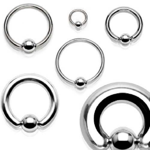 Large heavy captive bead - large,