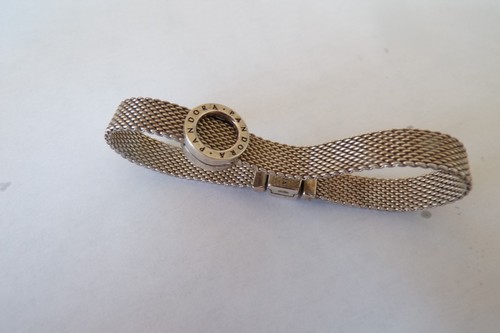 Pandora silver mesh bracelet - a,