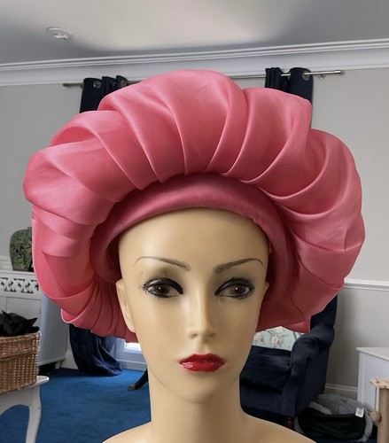 Vintage rose pink hat - pink,