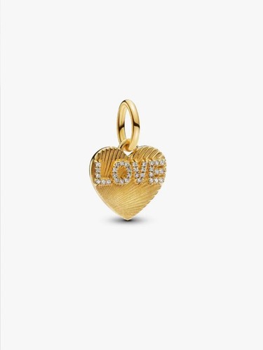 Pandora love heart dangle - love,
