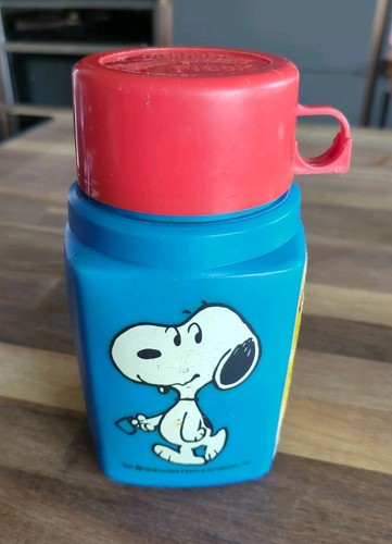 Vintage 1980s snoopy - vintage, thermos
