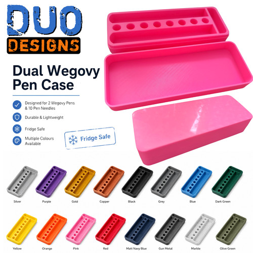 Dual twin wegovy pen case - dual,