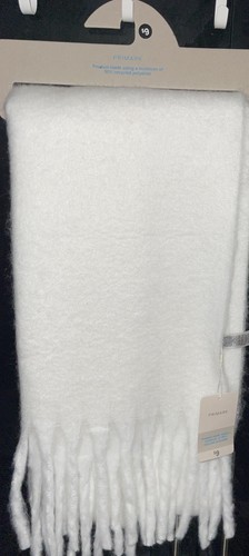 Soft white fleece - white, throw