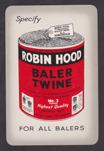 Robin hood baler - hood, twine