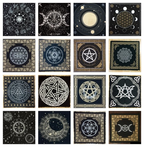 Black gold silver - altar, cloth