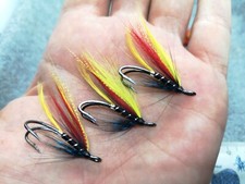 3 Garry Dog Salmon Flies Black