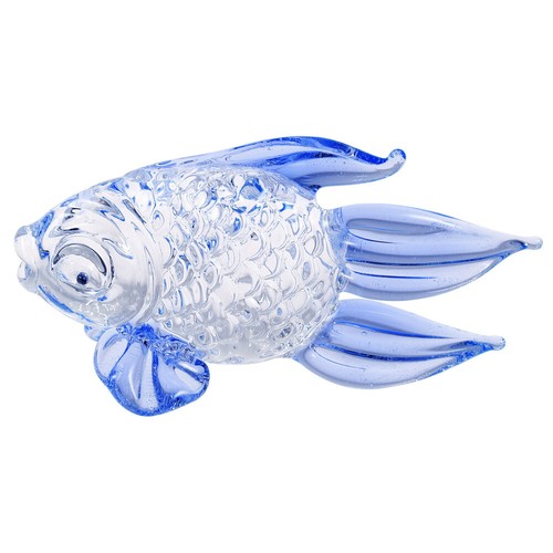 Glass fish ornaments table - fish,