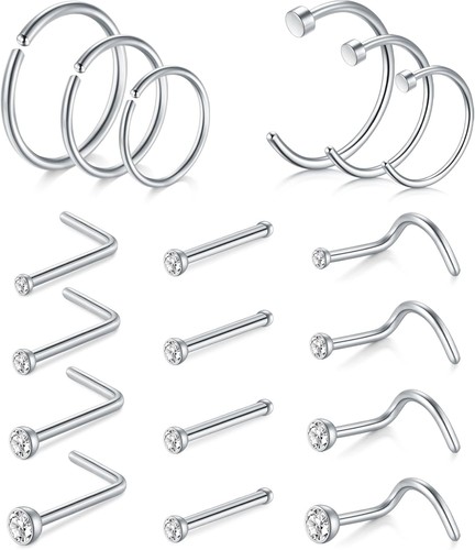 Nose rings hypoallergenic - rings,