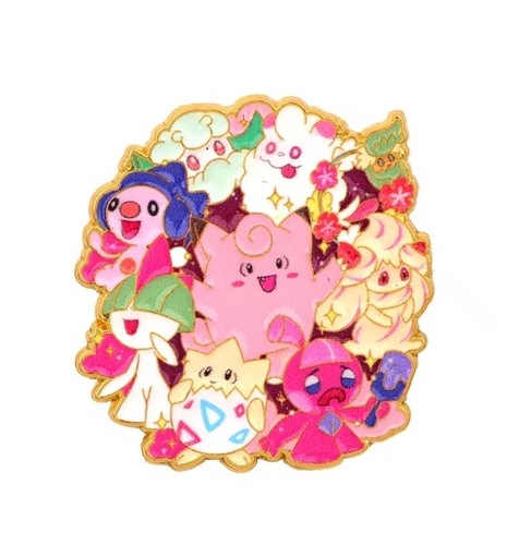 Pokemon group metal - metal, pin