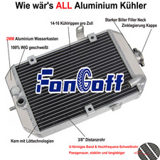 Aluminum Water Cooler For Yamaha Raptor 660R YFM660R 2001-2005 2002 Quad ATV