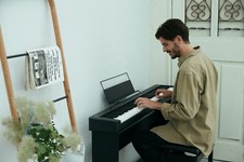 Casio CDP-S110BKST Digital Piano with Stand | 88 Key Compact Keyboard Black