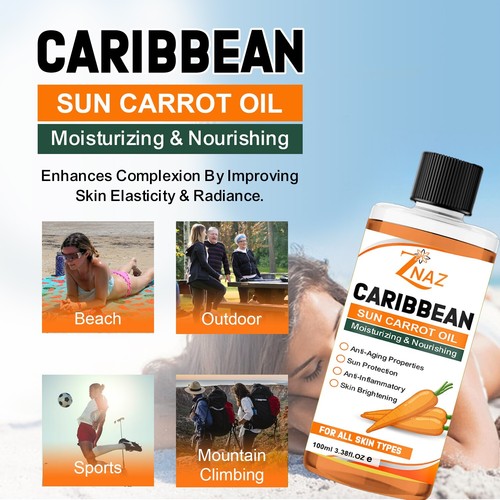 Caribbean sun carrot vitamin - carrot, &
