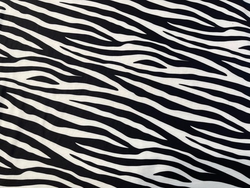 Animal print zebra stretch - print,