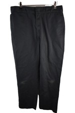 DICKIES Black 874 Original Fit Trosuers size W34 L32 Mens Casual Outdoors