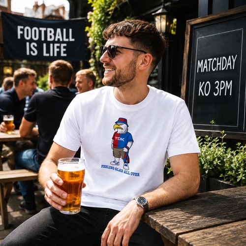 Palace football shirt mascot - football,