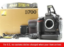 Nikon D700 *Battery Grip MB-D10* 12.1 MP Full Frame DSLR Camera From JAPAN