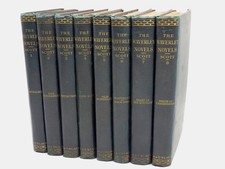 1886 WAVERLEY NOVELS Nos.1-8 Walter Scott CENTENARY EDITION Adam & Charles Black