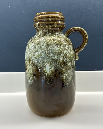 Vintage german pottery vase - german,