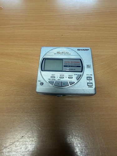 Sharp mini disc player mt20 - sharp,