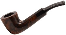 Sarome 'Dinky' Terracotta Finish, Extra Small, Short Bent Dublin Briar Pipe 6932
