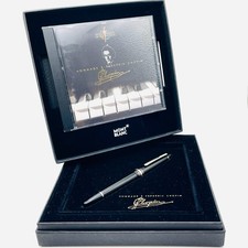 Montblanc Meisterstuck Chopin No. 145 Gold Plated Fountain Pen 14K Gold Nib F