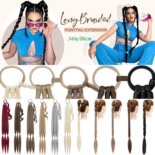 Braided ponytail bubble - uk,