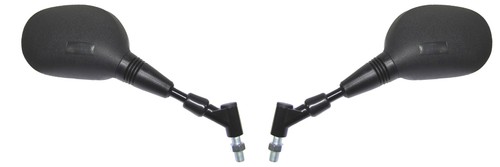Mirrors 10mm black rectangle - 10mm,