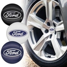 4x 56mm for Ford logo sticker emblem hubcaps hub cap wheel cover blue