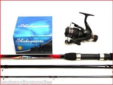 Shakespeare Beta Float / Match 10 ft Fishing Rod + Fire Rear Drag Reel with Line