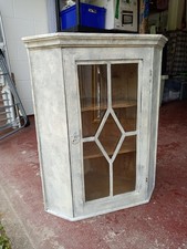 Wall corner cabinet - , shabby