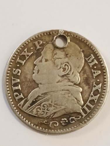 Papal states soldi coin - papal,