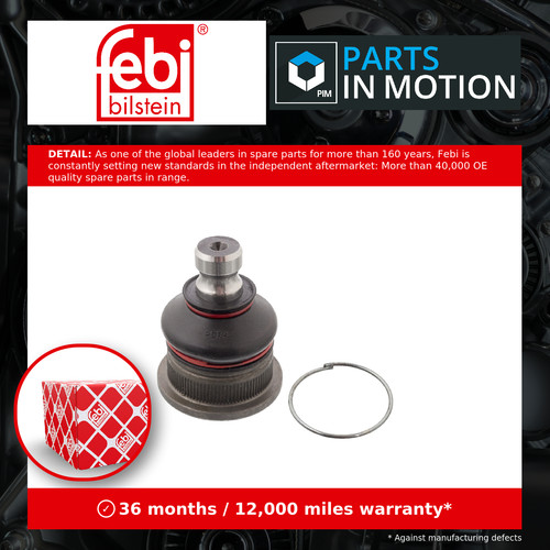 Ball joint fits - ball, note